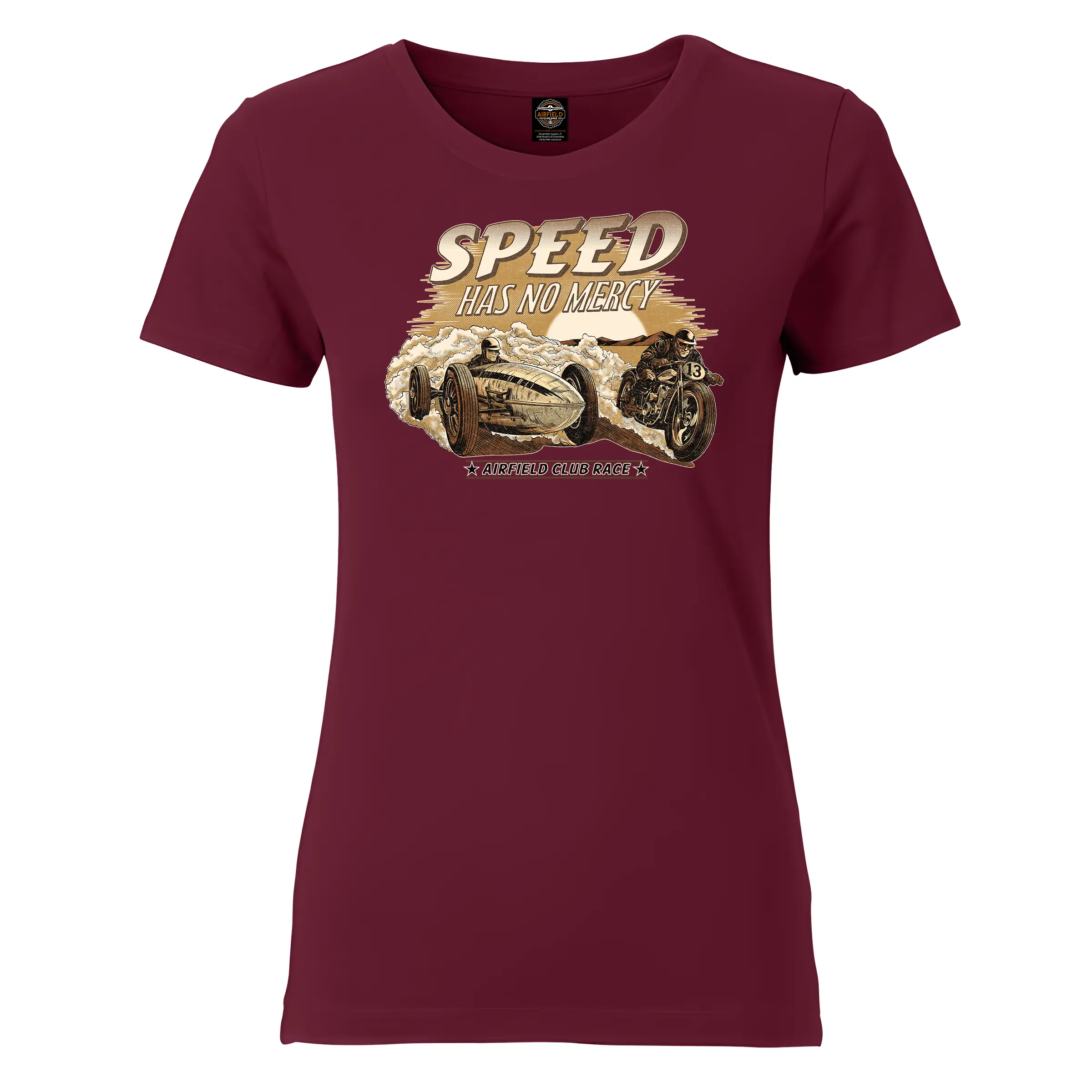 Airfield Club Race Frauen T-Shirt Speed Has No Mercy