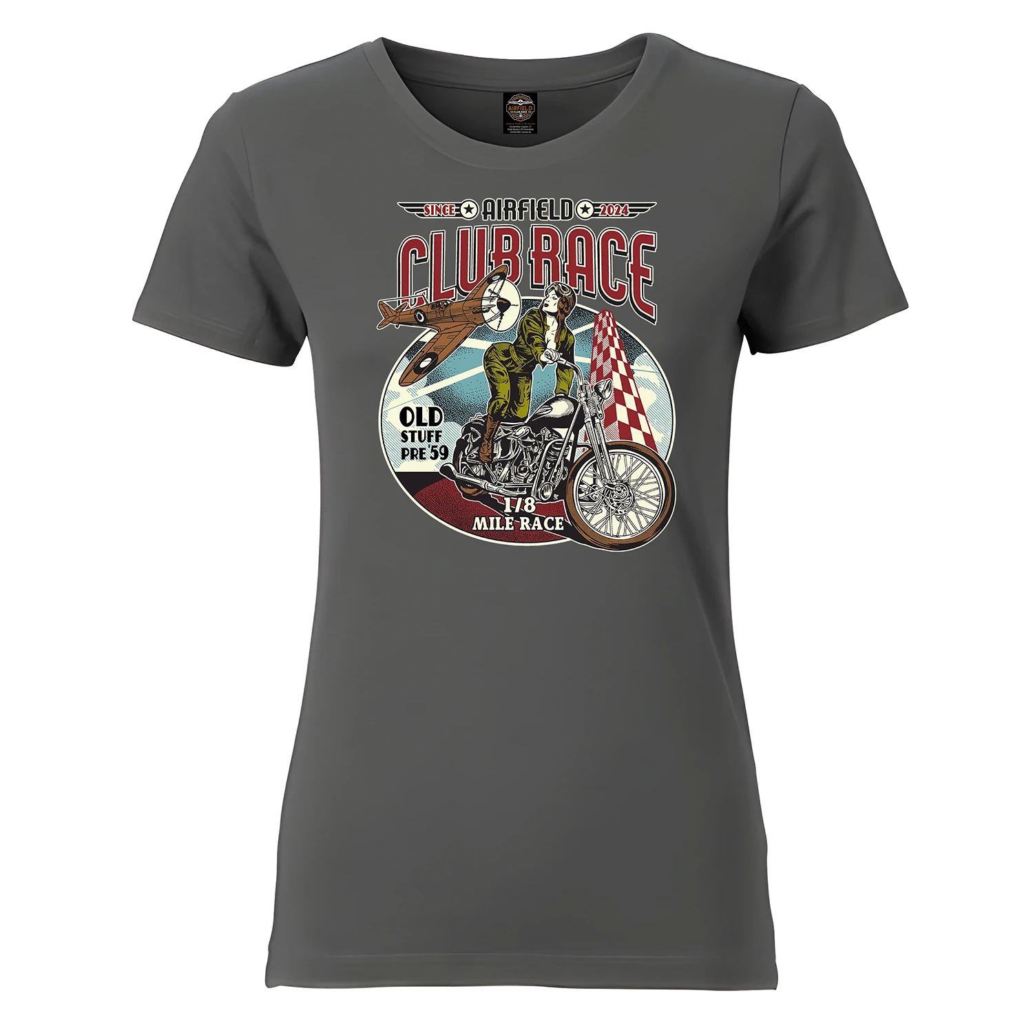 Airfield Club Race Frauen T-Shirt Festivalmotiv 2026