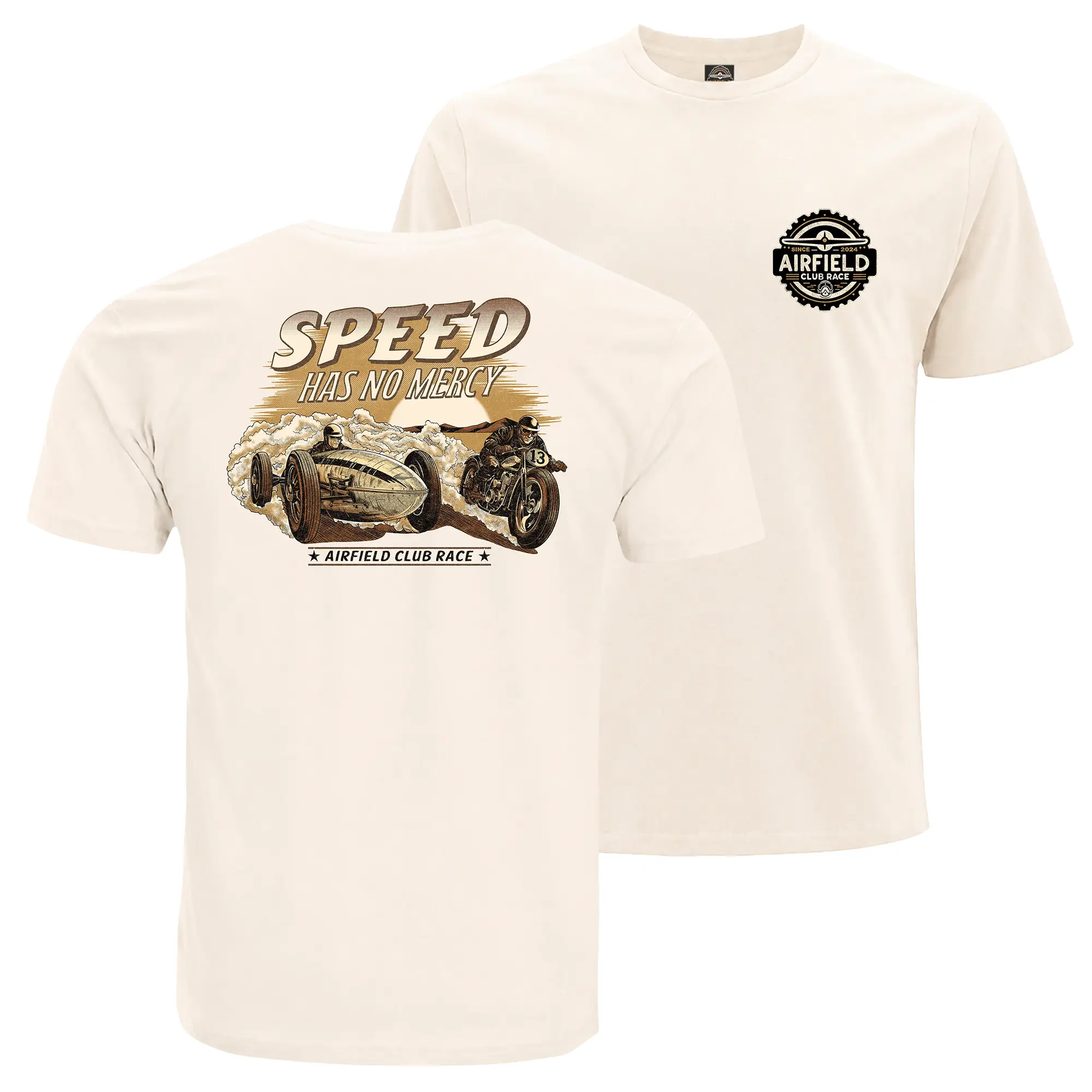 Airfield Club Race T-Shirt Speed Has No Mercy