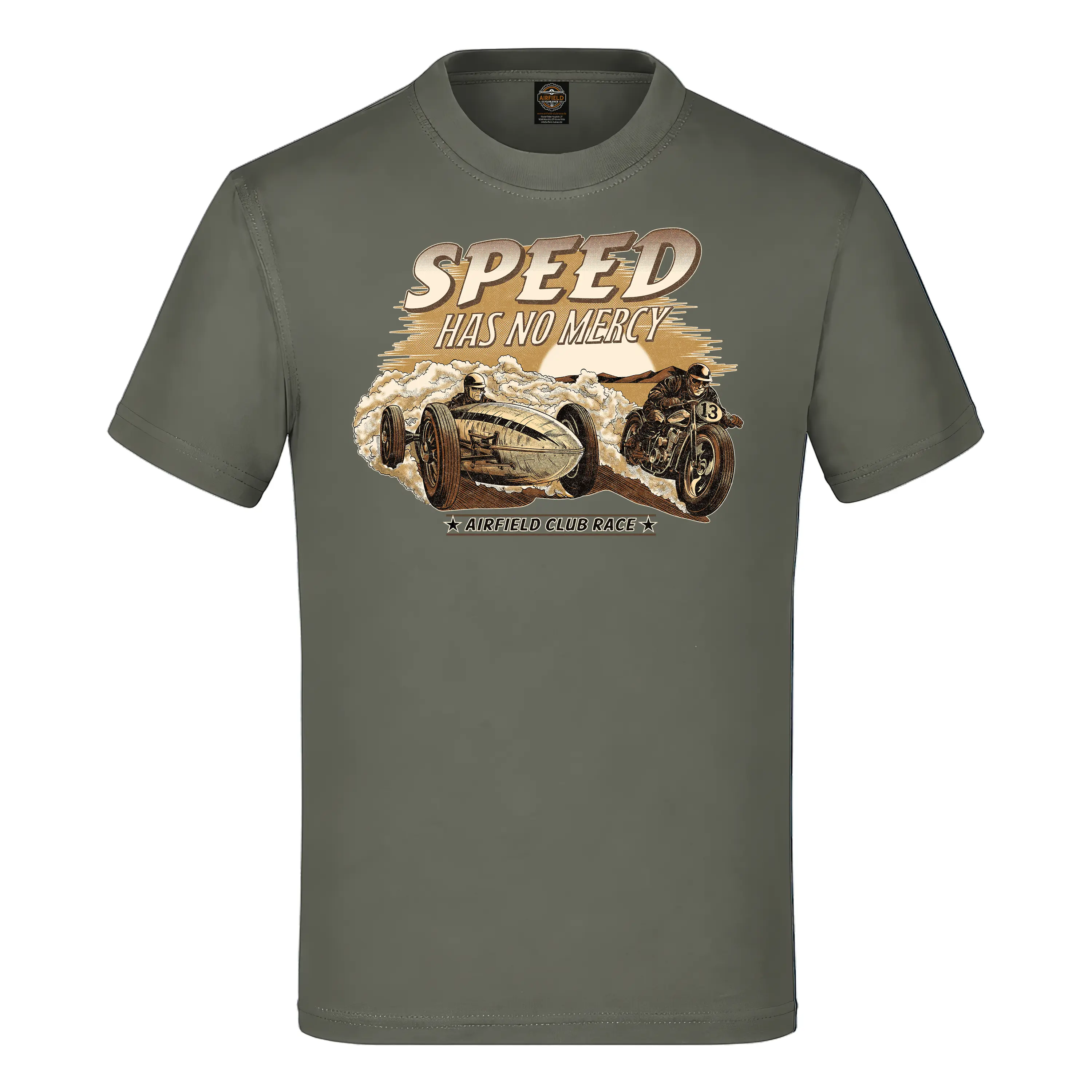 Airfield Club Race Kinder T-Shirt Speed Has No Mercy