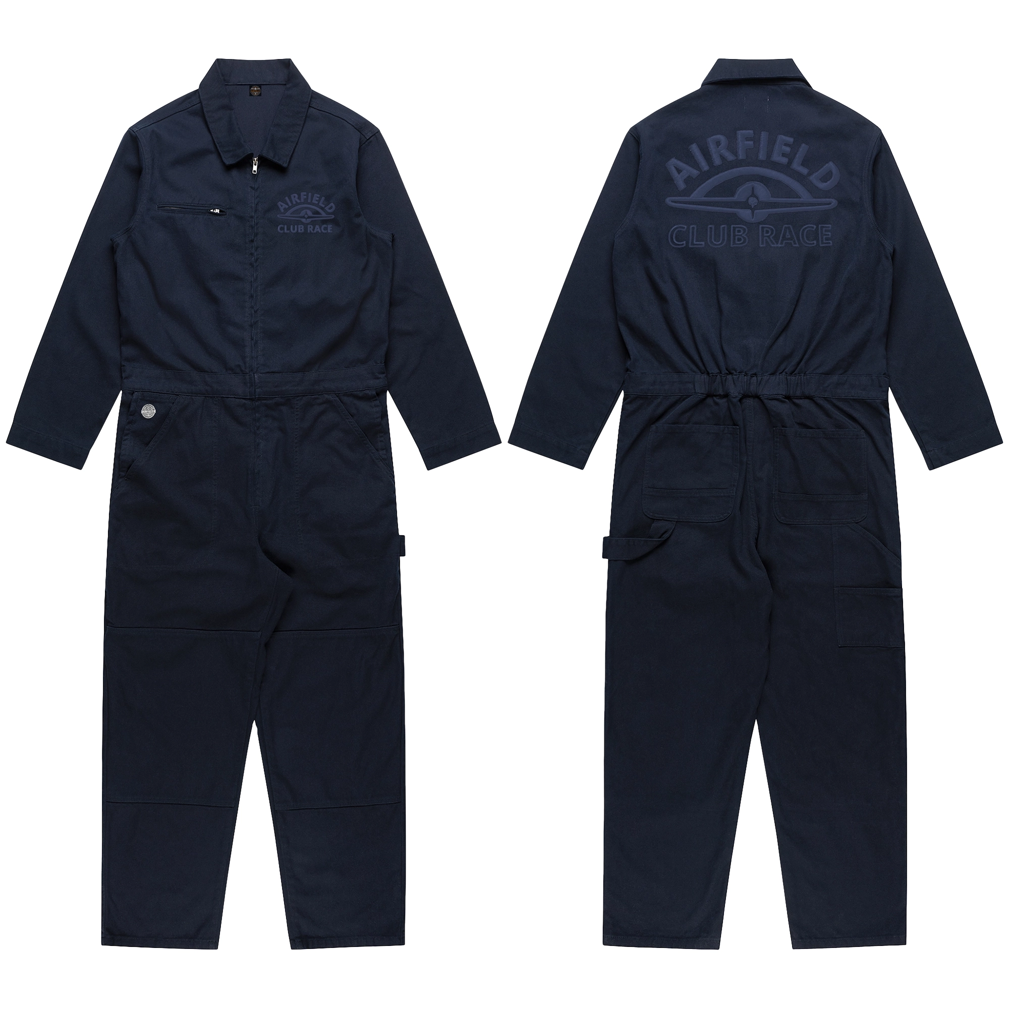 Airfield Club Race Canvas Overall Airborn Logo mit Stick