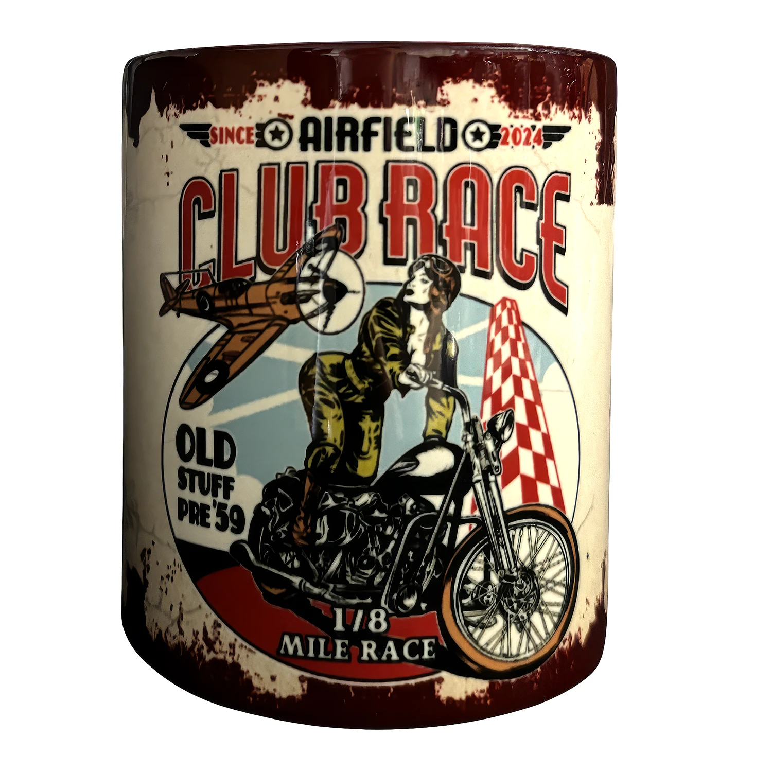 Airfield Club Race Keramiktassen Festivalmotiv 2026 Bordeaux
